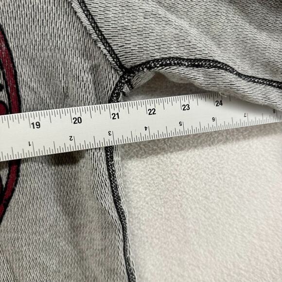 Affliction Shirt Mens large Gray Thermal Reversible Live Fast Graphic Grunge y2k - Picture 4 of 12